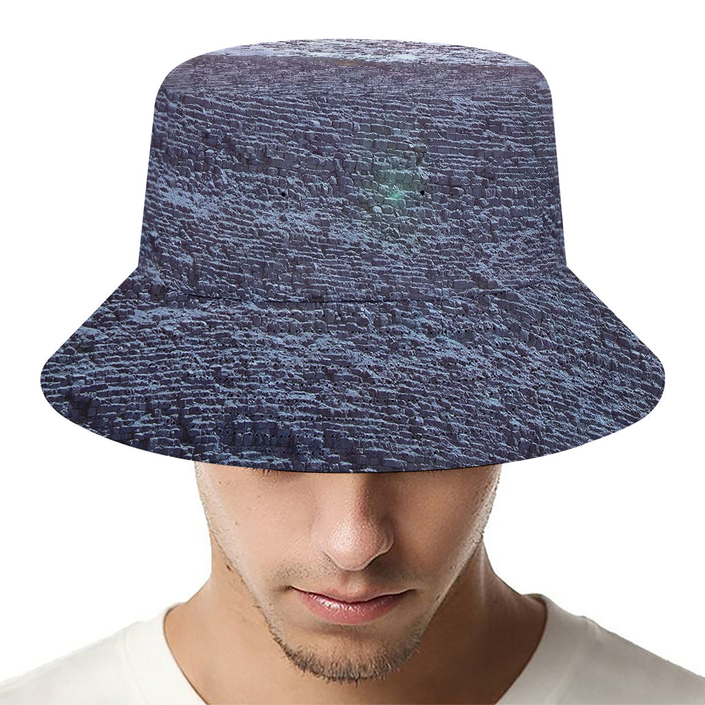 Giza Pyramid Print Bucket Hat