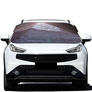 Giza Pyramid Print Car Windshield Snow Cover