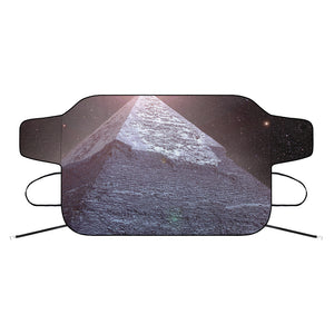 Giza Pyramid Print Car Windshield Snow Cover