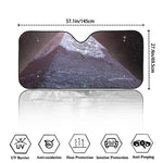 Giza Pyramid Print Car Windshield Sun Shade