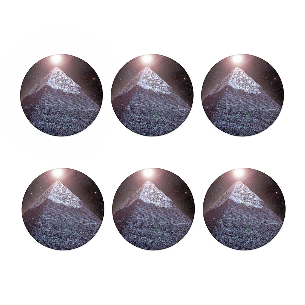 Giza Pyramid Print Coaster Set