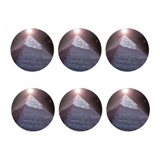 Giza Pyramid Print Coaster Set