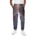 Giza Pyramid Print Cotton Sweatpants