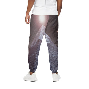 Giza Pyramid Print Cotton Pants