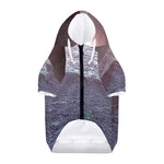 Giza Pyramid Print Dog Zip Up Hoodie