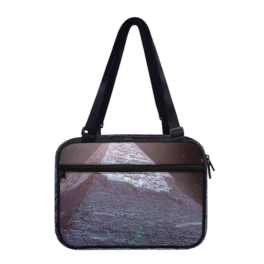 Giza Pyramid Print Double Strap Bible Bag