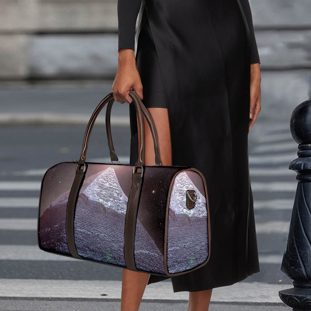 Giza Pyramid Print Duffle Bag