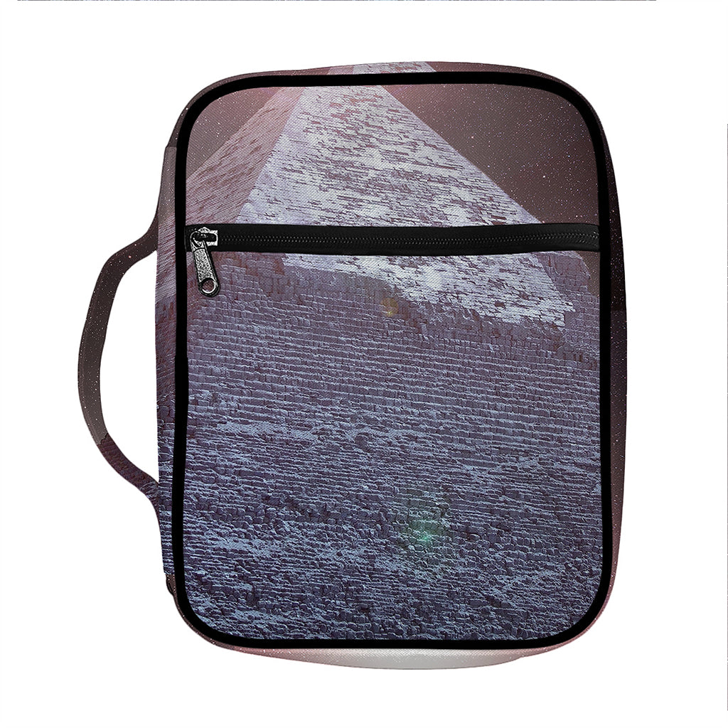 Giza Pyramid Print Front Pocket Bible Bag