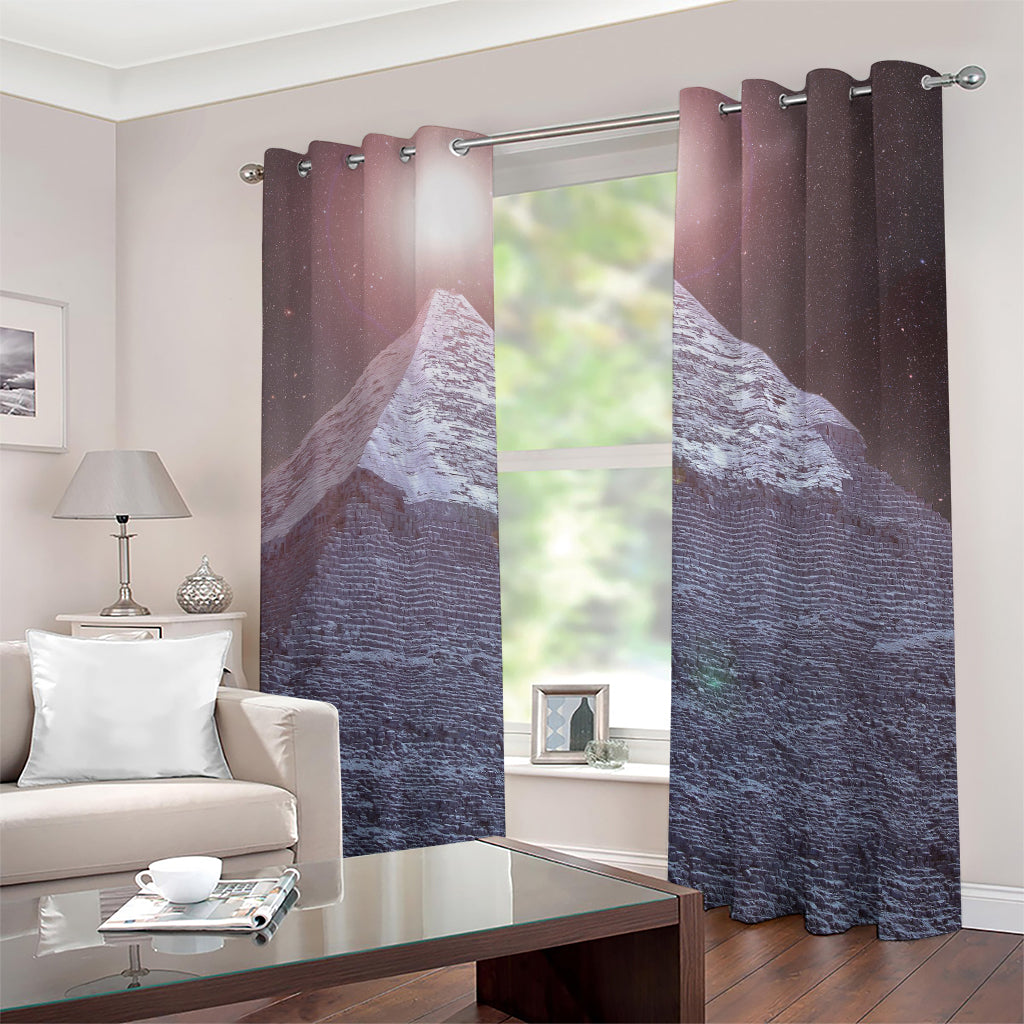 Giza Pyramid Print Grommet Curtains