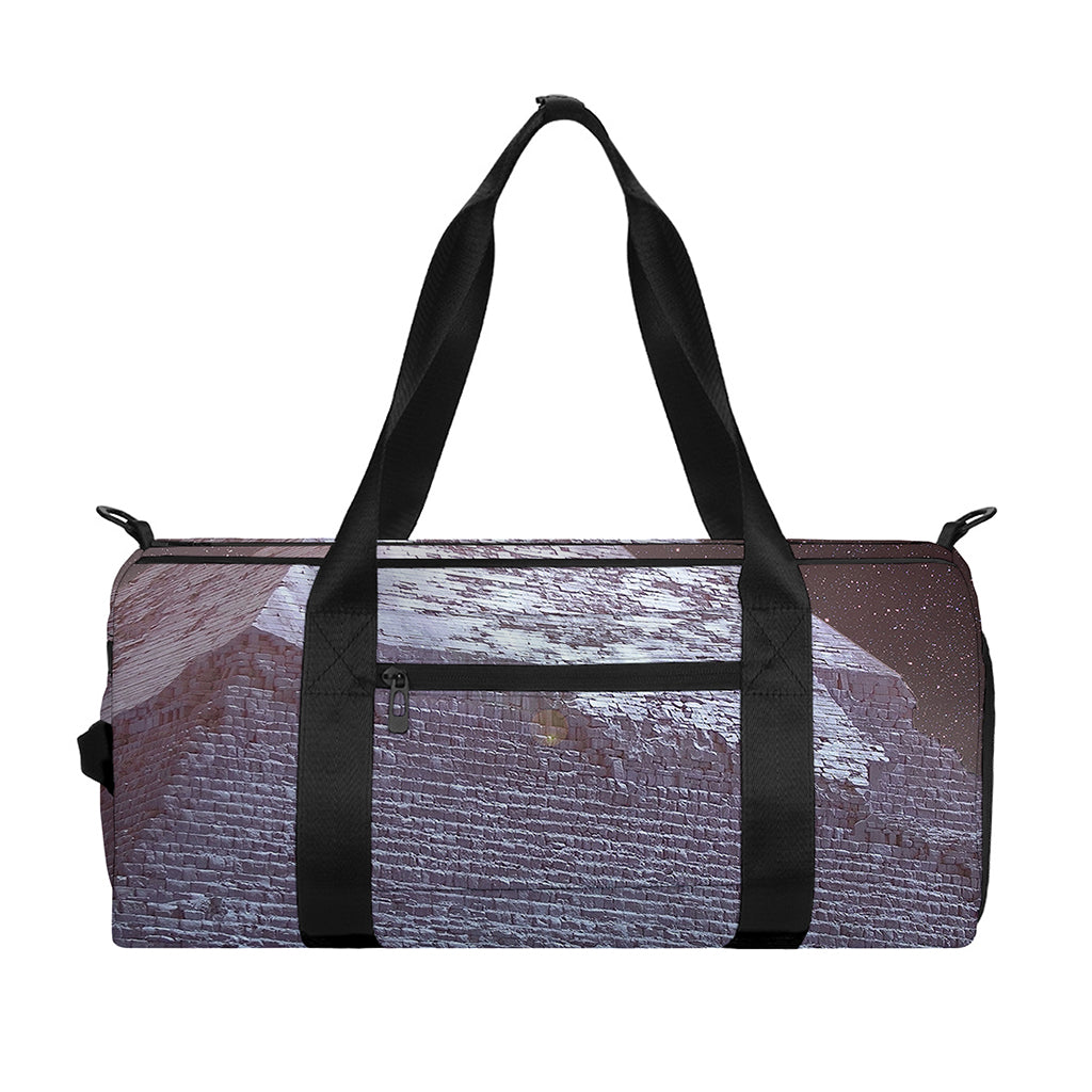 Giza Pyramid Print Gym Bag