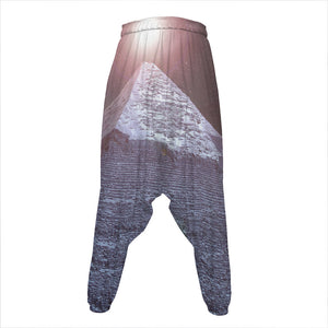 Giza Pyramid Print Hammer Pants