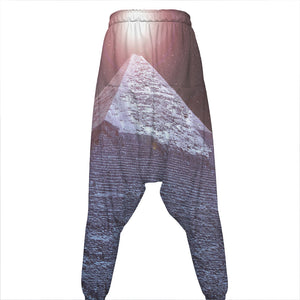 Giza Pyramid Print Hammer Pants