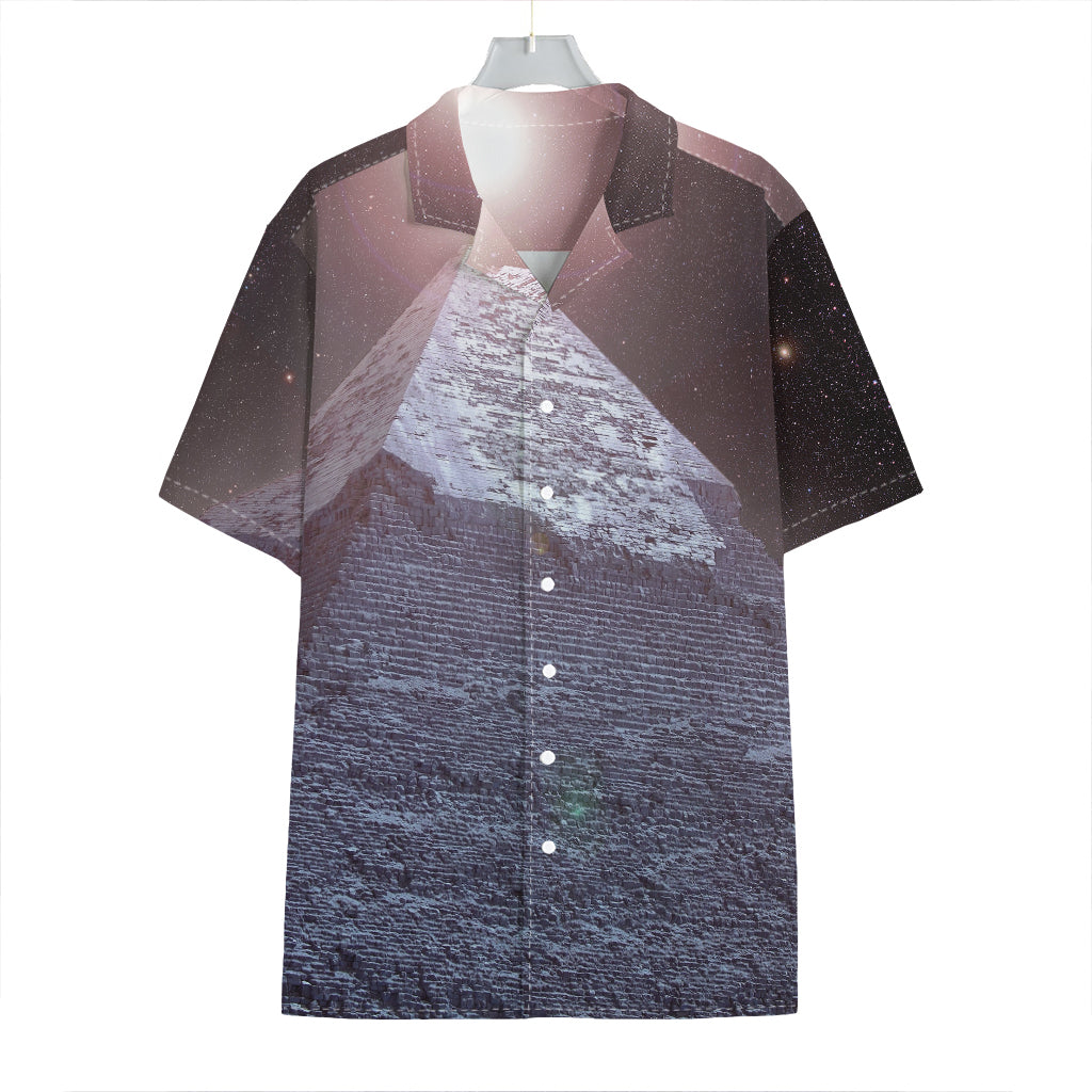 Giza Pyramid Print Hawaiian Shirt