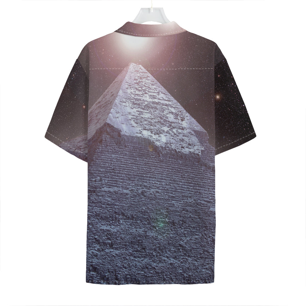 Giza Pyramid Print Hawaiian Shirt