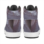 Giza Pyramid Print High Top Leather Sneakers