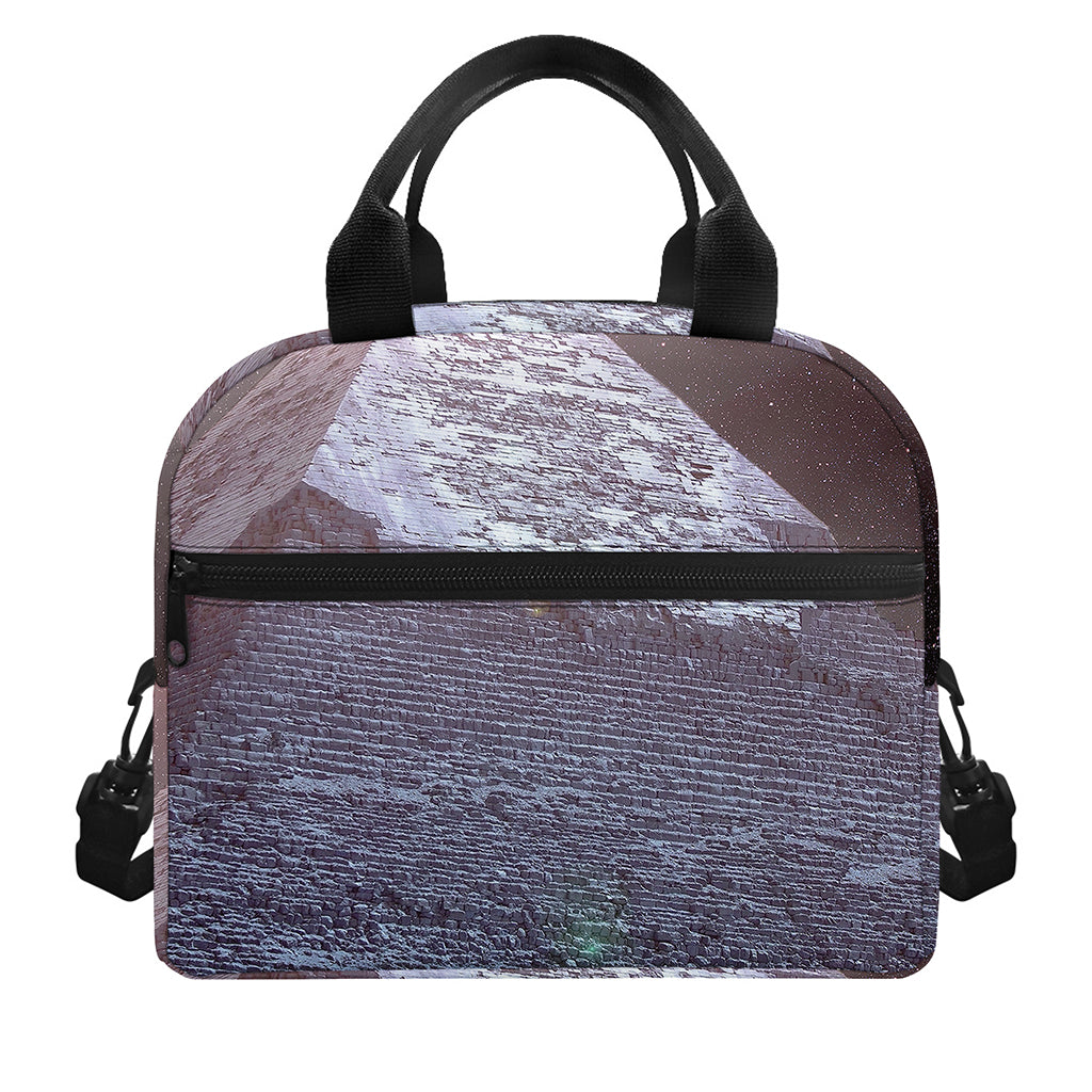 Giza Pyramid Print Insulated Lunch Bag