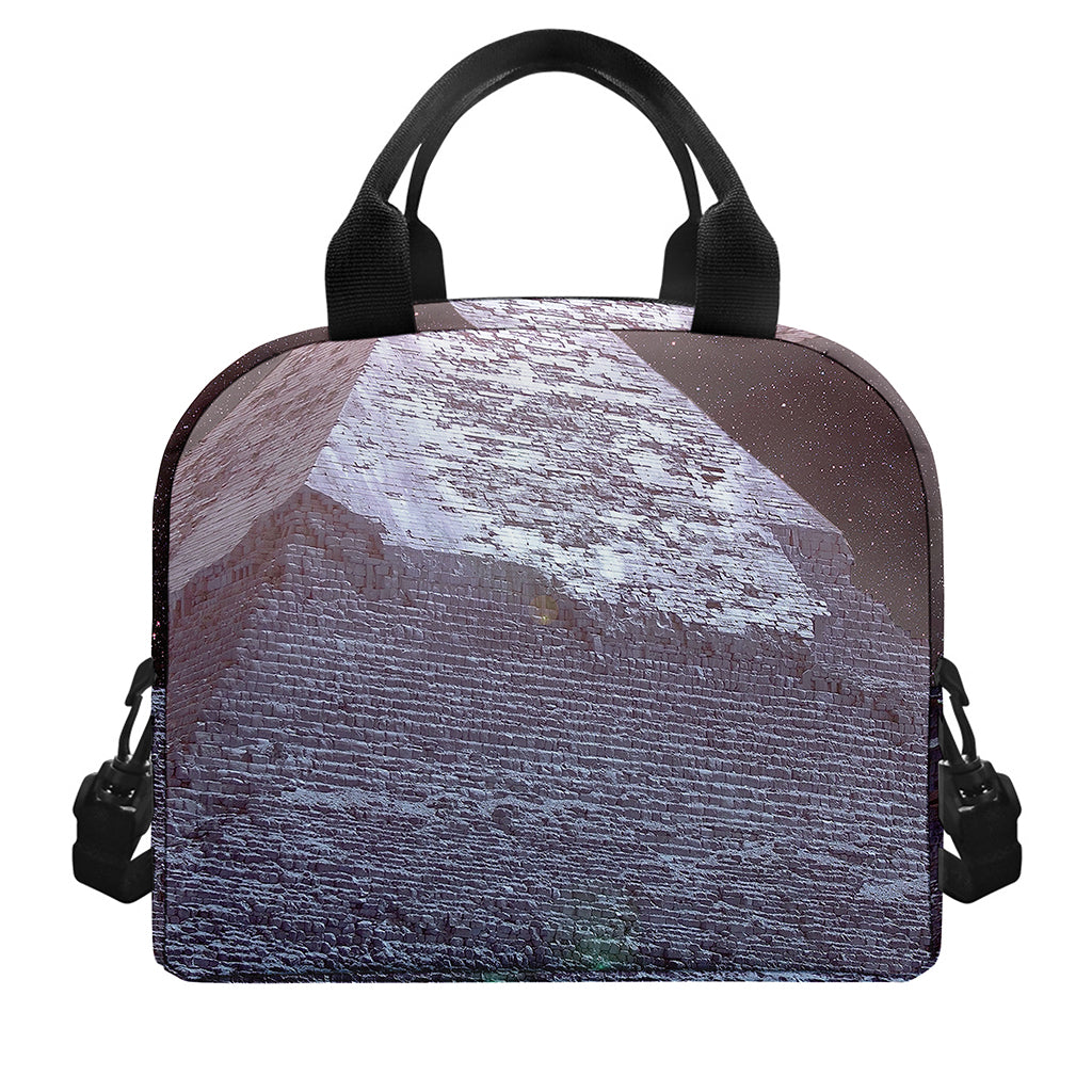 Giza Pyramid Print Insulated Lunch Bag