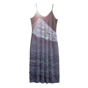 Giza Pyramid Print Jersey Midi Cami Dress