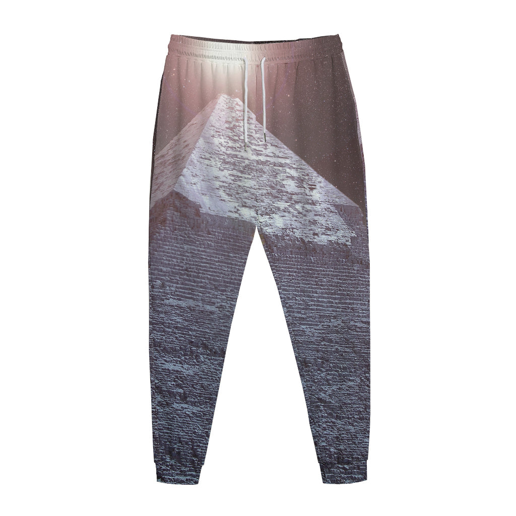 Giza Pyramid Print Jogger Pants