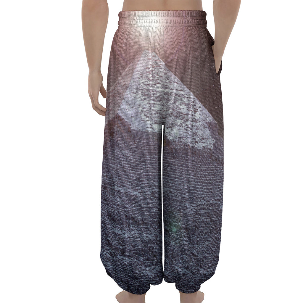 Giza Pyramid Print Lantern Pants