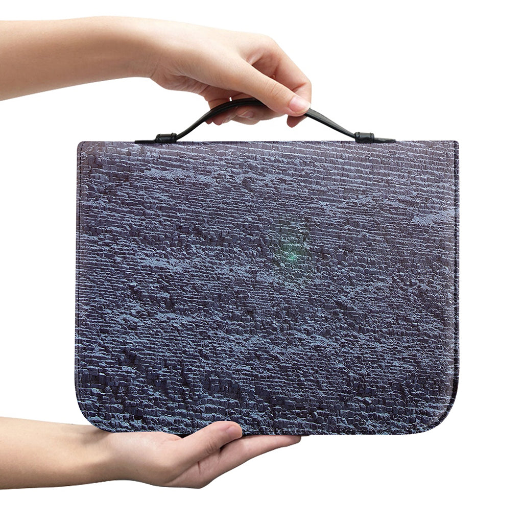 Giza Pyramid Print Leather Bible Cover