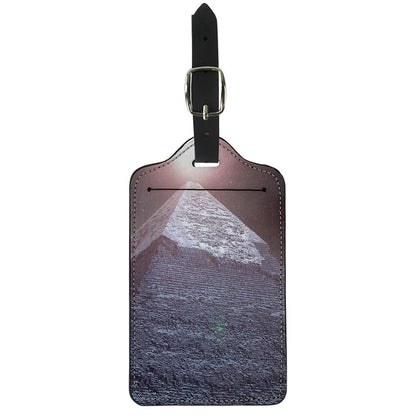 Giza Pyramid Print Luggage Tag