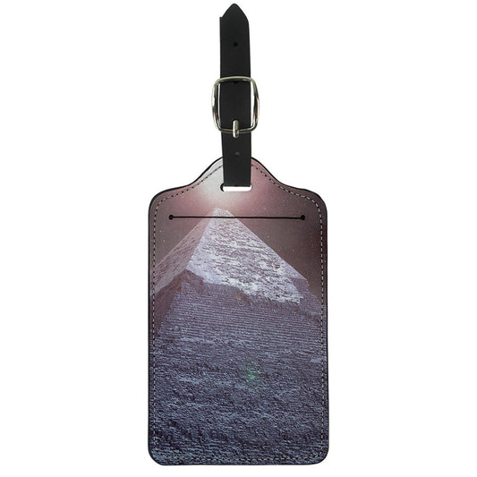 Giza Pyramid Print Luggage Tag