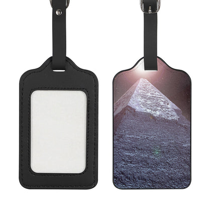 Giza Pyramid Print Luggage Tag