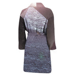 Giza Pyramid Print Men's Bathrobe