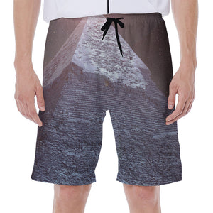 Giza Pyramid Print Men's Beach Shorts