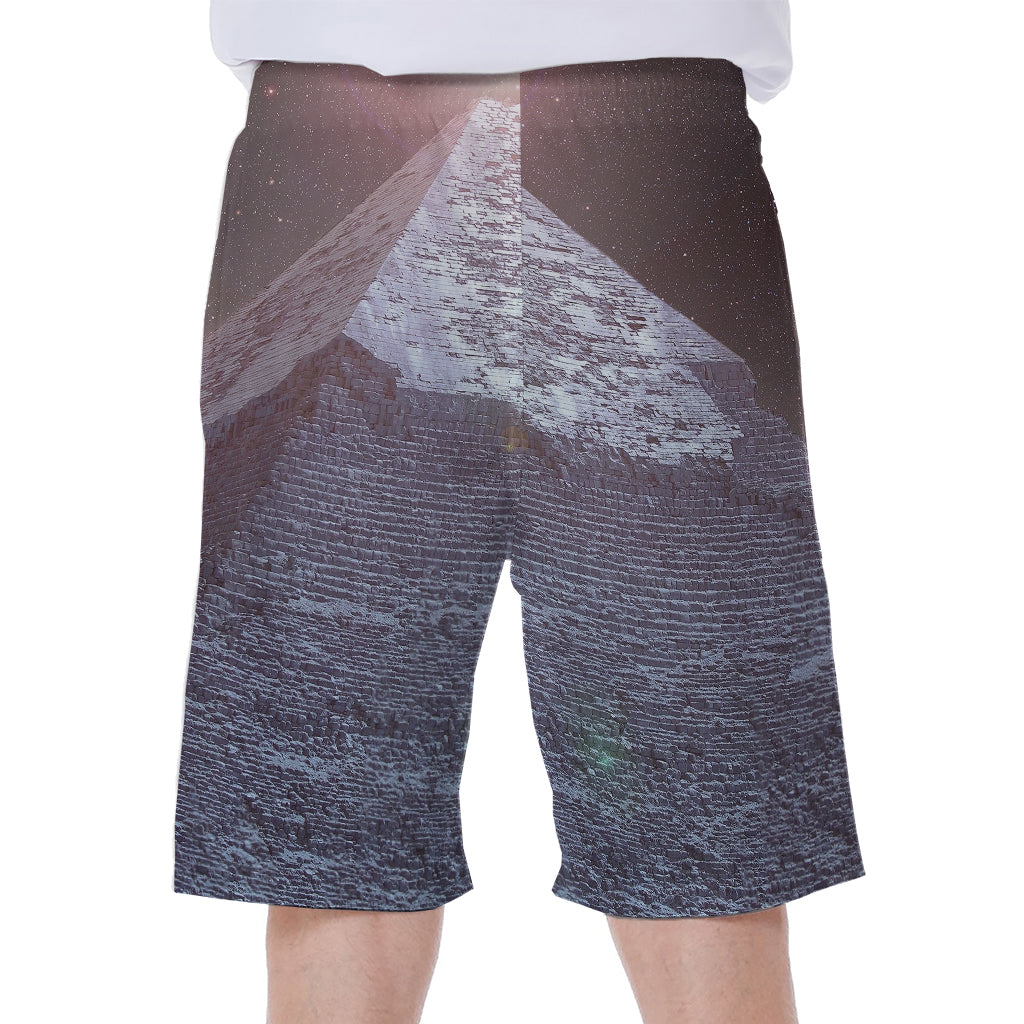 Giza Pyramid Print Men's Beach Shorts