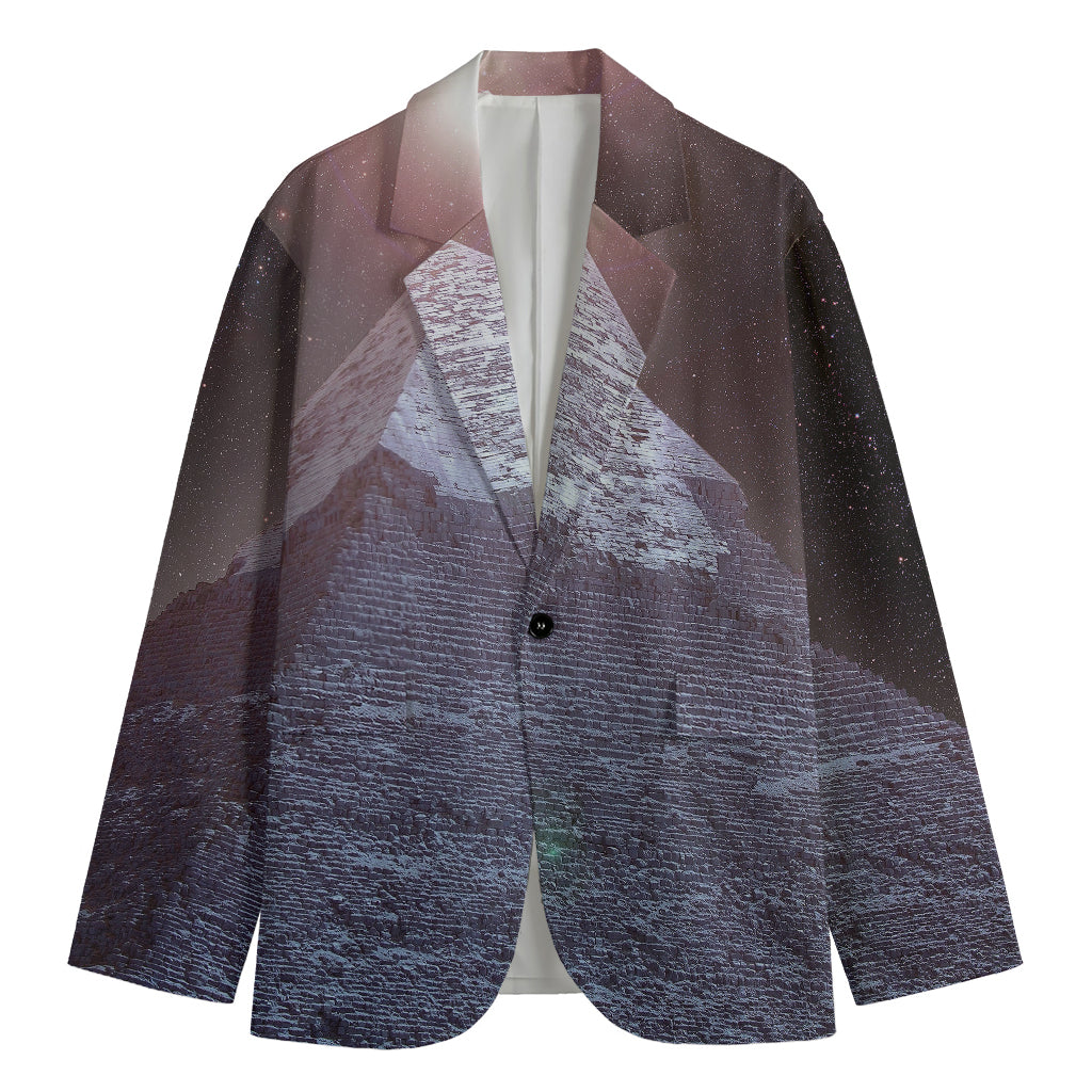 Giza Pyramid Print Men's Blazer