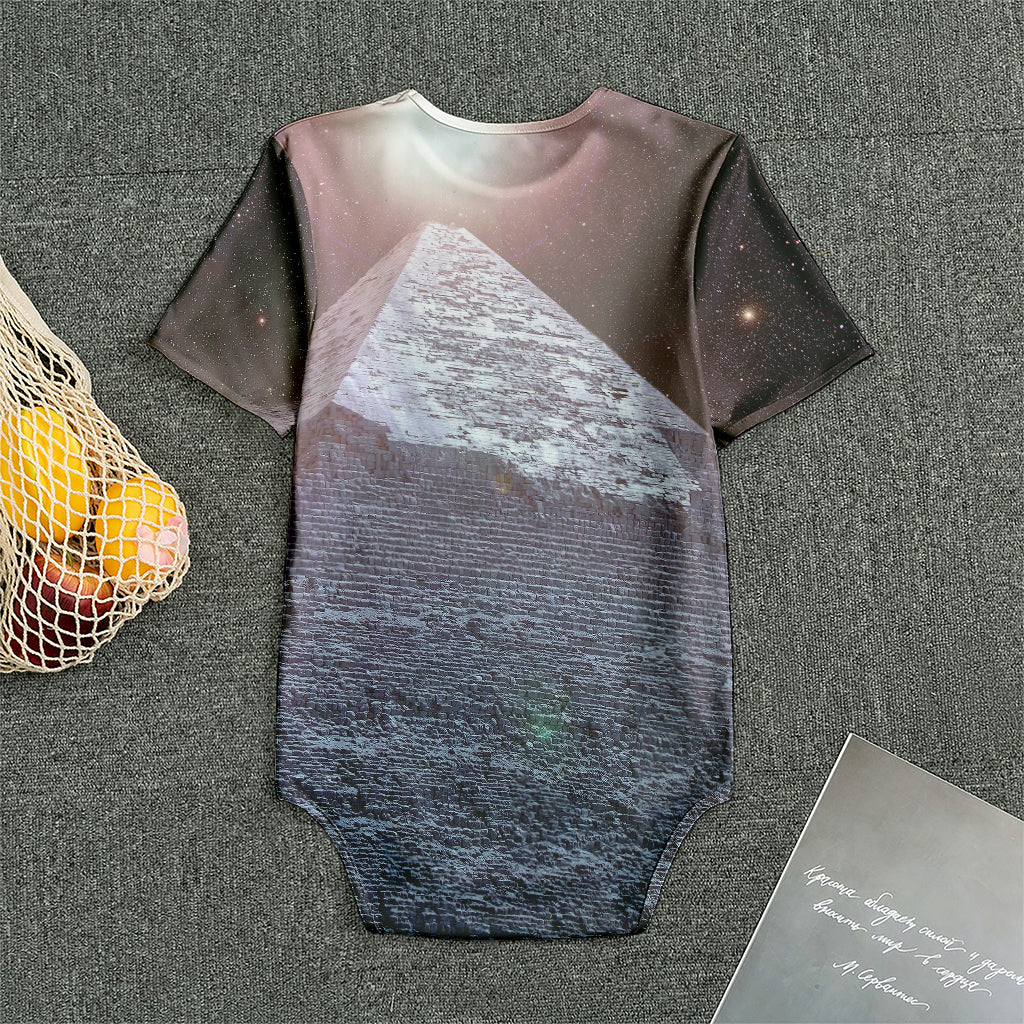 Giza Pyramid Print Men's Bodysuit