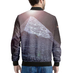 Giza Pyramid Print Men's Bomber Jacket