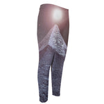 Giza Pyramid Print Men's Compression Pants