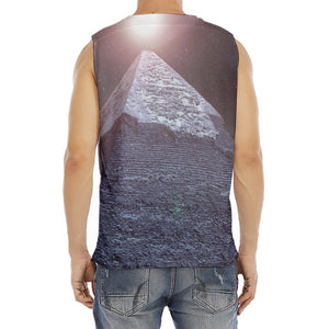 Giza Pyramid Print Men's Fitness Tank Top