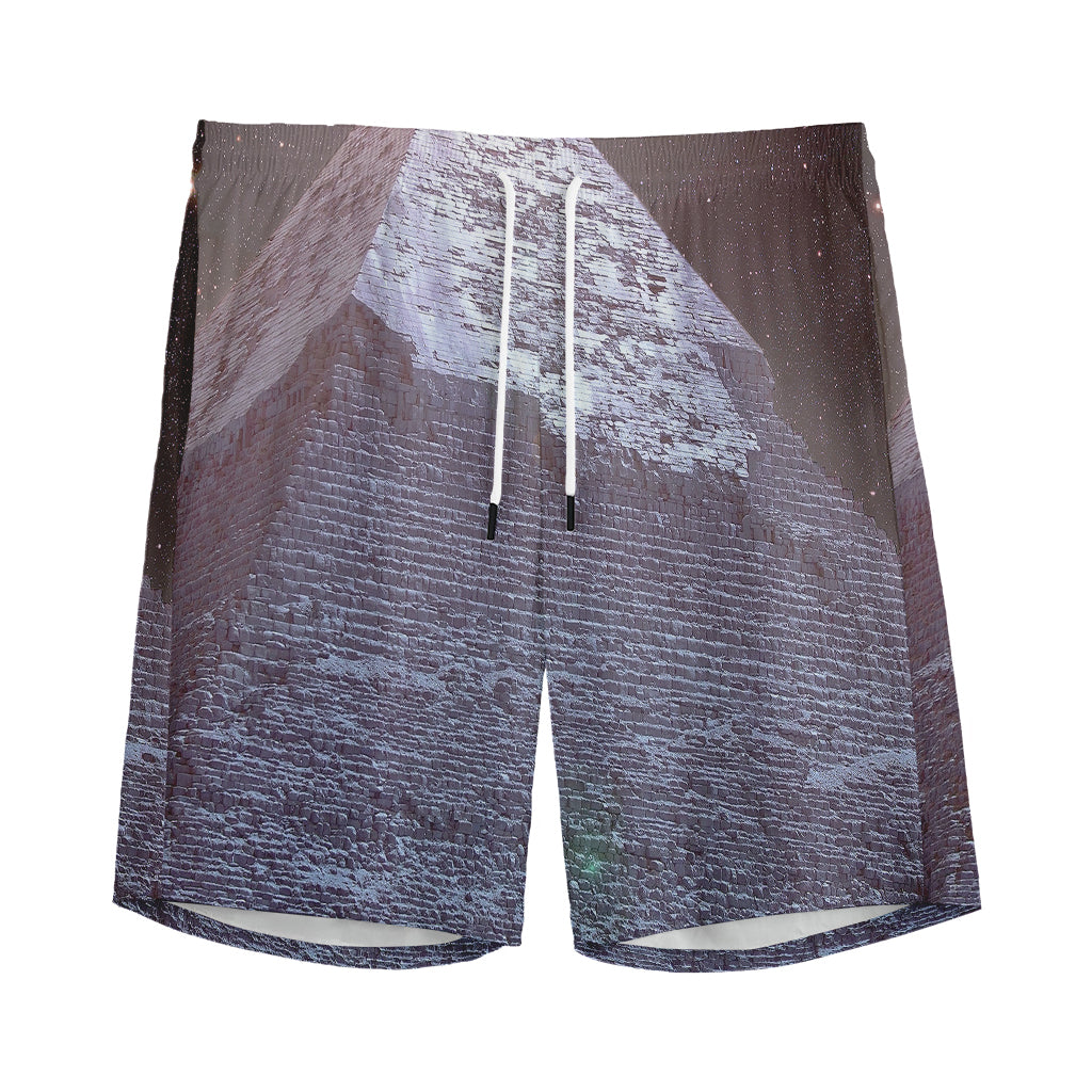 Giza Pyramid Print Men's Sports Shorts