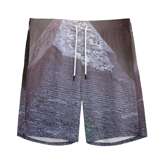 Giza Pyramid Print Men's Sports Shorts