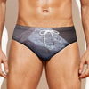 Giza Pyramid Print Men's Swim Briefs