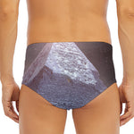 Giza Pyramid Print Men's Triangle Swim Briefs