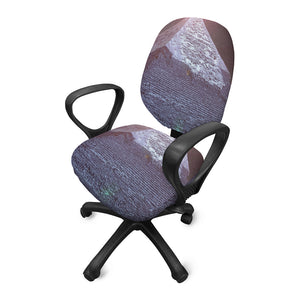 Giza Pyramid Print Office Chair Cover