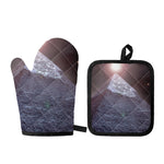 Giza Pyramid Print Oven Mitt And Pot Holder Set