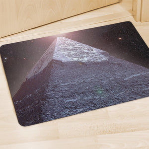 Giza Pyramid Print Polyester Doormat