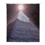 Giza Pyramid Print Polyester Shower Curtain