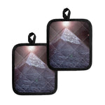Giza Pyramid Print Pot Holders