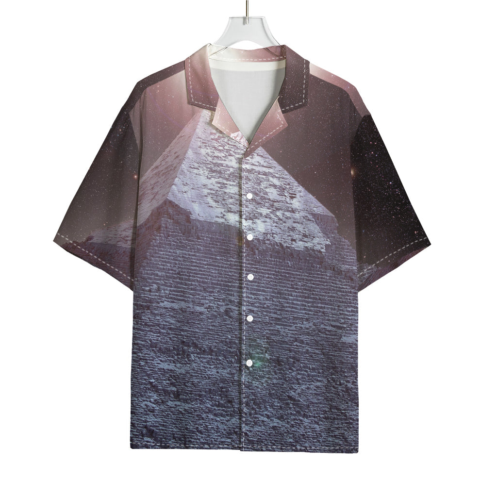 Giza Pyramid Print Rayon Hawaiian Shirt