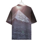 Giza Pyramid Print Rayon Hawaiian Shirt