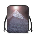 Giza Pyramid Print Rectangular Crossbody Bag
