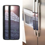 Giza Pyramid Print Refrigerator Handle Covers