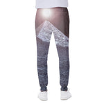 Giza Pyramid Print Scuba Joggers